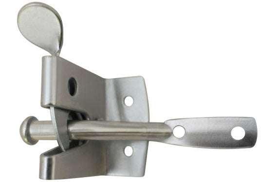 Medium Auto Gate Catches Complete with Screws (Select Finish)