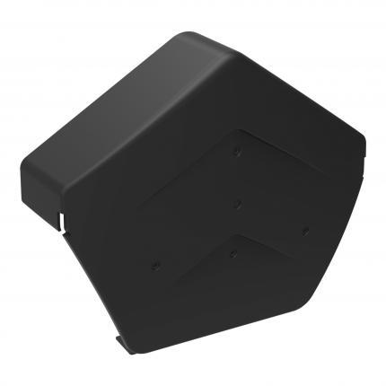Manthorpe Black Polypropylene Dry Verge, Tile End Cap, Eaves Closure & Ridge Caps GPPV