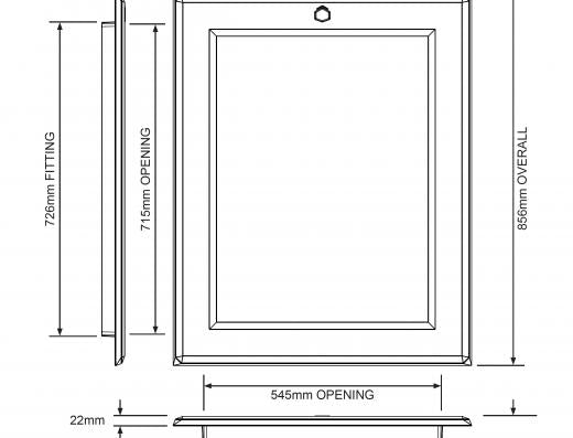 Manthorpe Drop Down Loft Access Door -  GL250