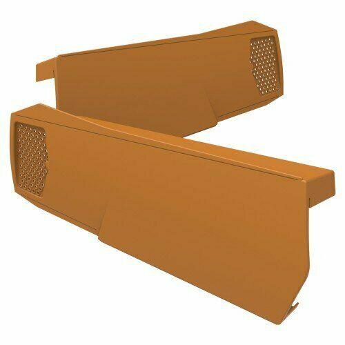 Manthorpe Terracotta Polypropylene Dry Verge, Tile End Cap, Eaves Closure & Ridge Caps GPPV